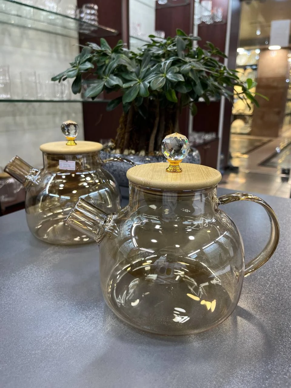 قوری پیرکس شامپاینی