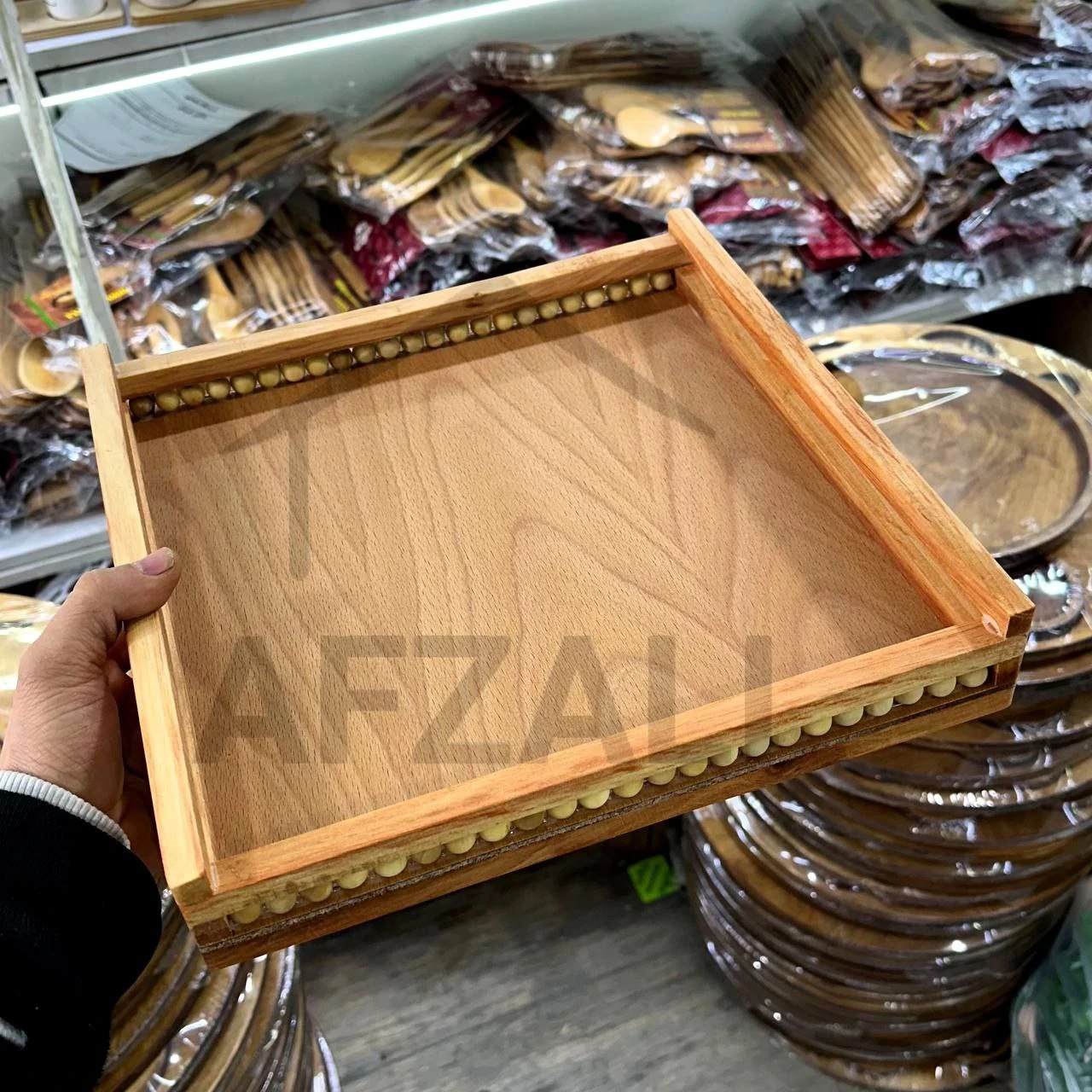 سینی مهره دار راش