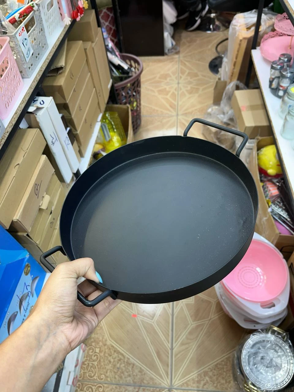 سینی دایره فلزی
